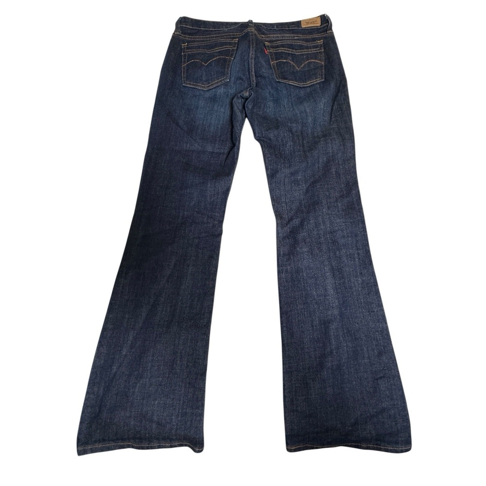 Levi Signature Jeans Women's  low boot cut 545 dark wash casual western size 8 - Picture 6 of 13
